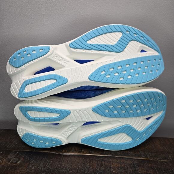 NEW Hoka One One Mach X 2 Mens Size 13 D Running Shoes 1155119 SYWR Blue White - Picture 9 of 12